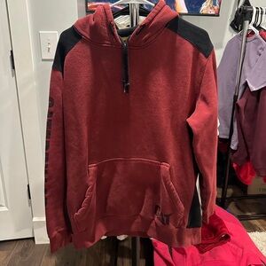 Men's Red Hoodie Sweater